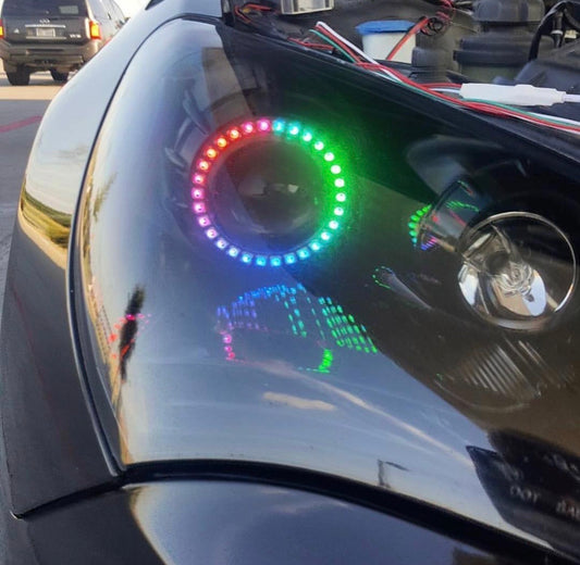 Color Shifting Halos From Acl