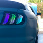 2018 Mustang Style Clear Color shifting tail lights