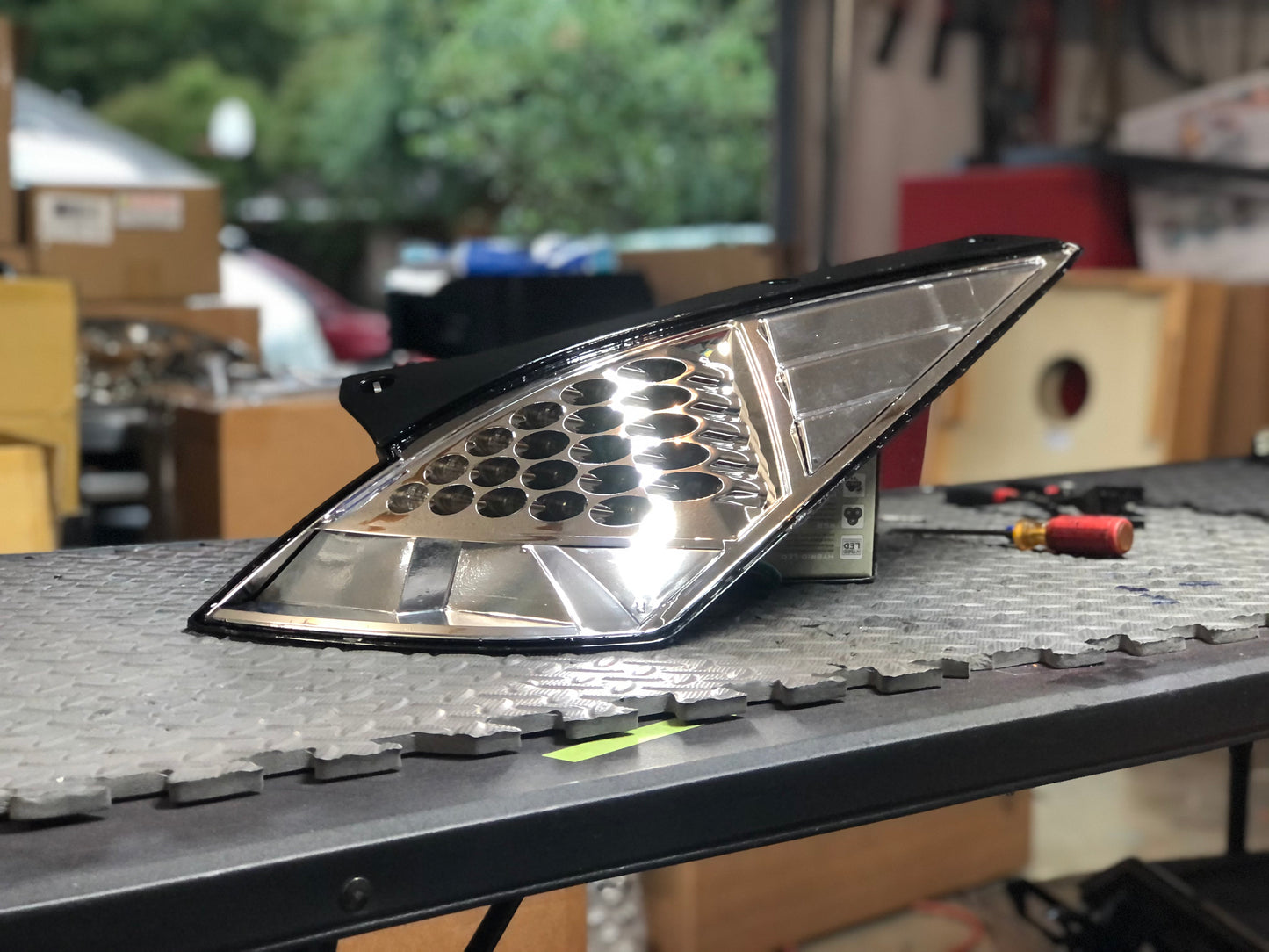 350z All Chrome Tail Lights